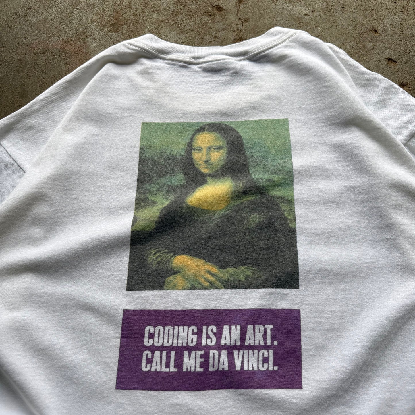 90’s Mona Lisa Coding Tech Tee
