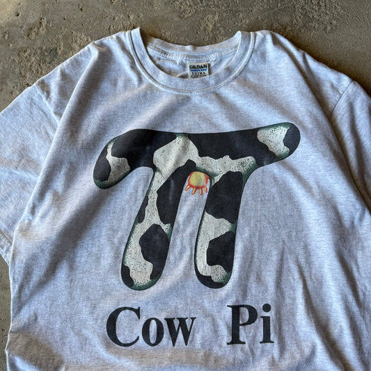 2000’s Cow Pi Math Pun Shirt Size XL