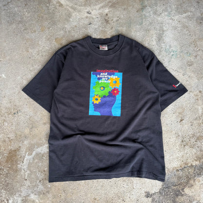 90’s Save The Children “imagination and knowledge are power” Shirt Size M