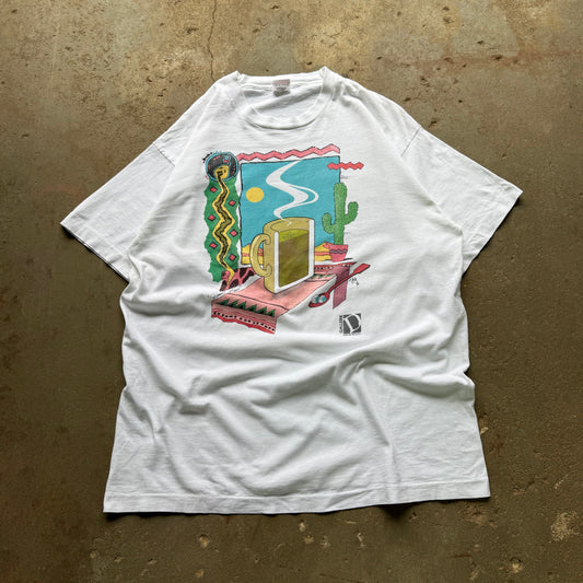 90’s “Desert Morn” Coffee Art Tee