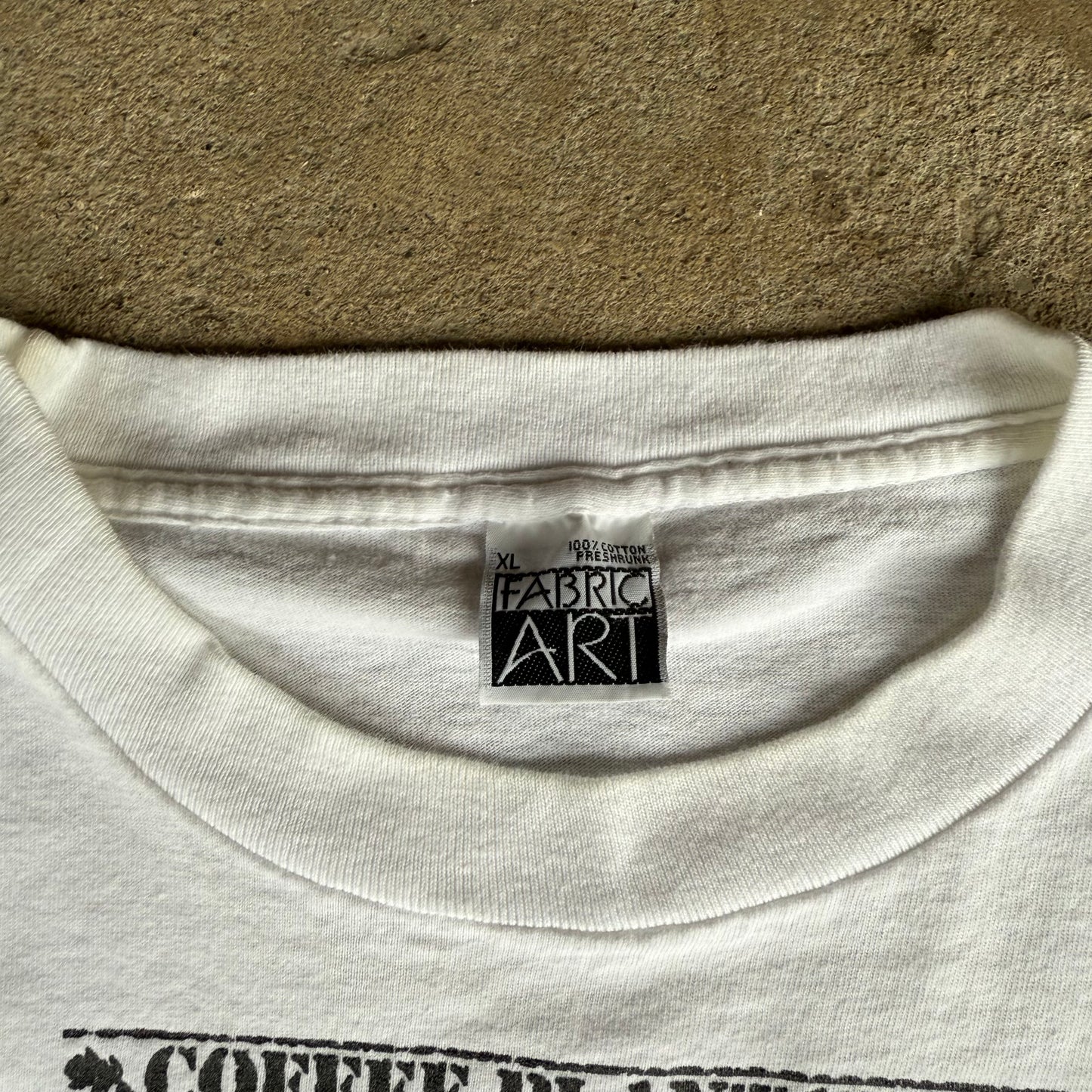 90’s Coffee Plantation “Wake Up… and Smell the Coffee” Art Shirt Size XL