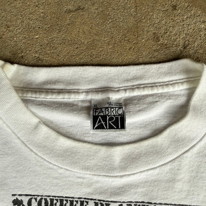 90’s Coffee Plantation “Wake Up… and Smell the Coffee” Art Shirt Size XL